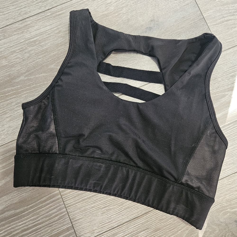 $5 WHEN BUNDLED 🍇 High Impact Black Sports Bra Womens Medium